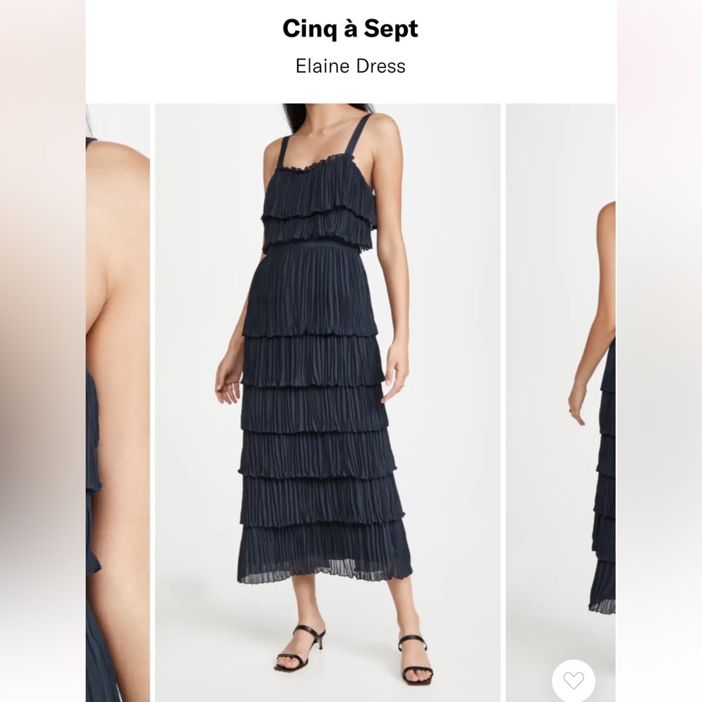 Cinq a Sept Elaine Dress NWT Navy